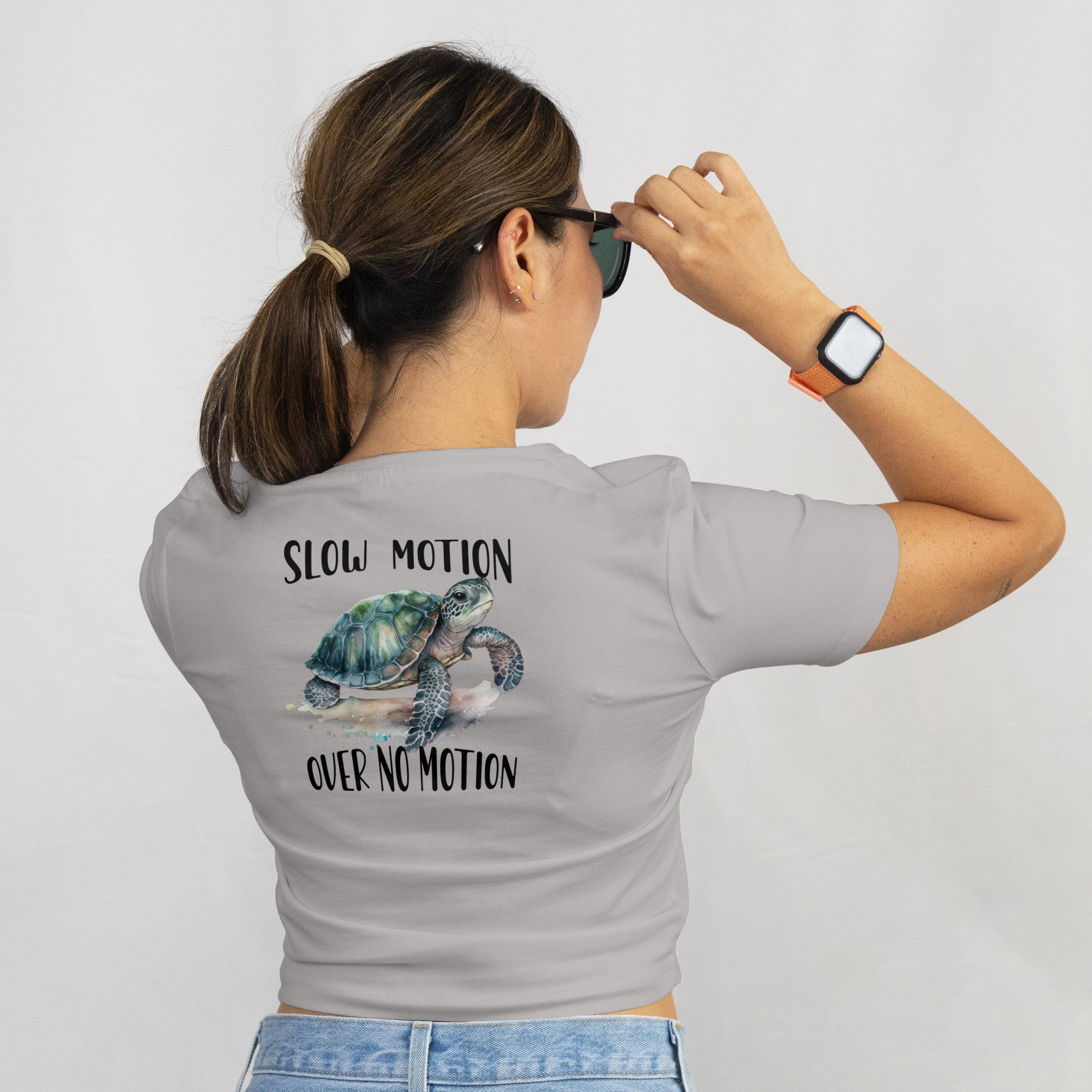 SLOW MOTION OVER NO MOTION - Crop Top