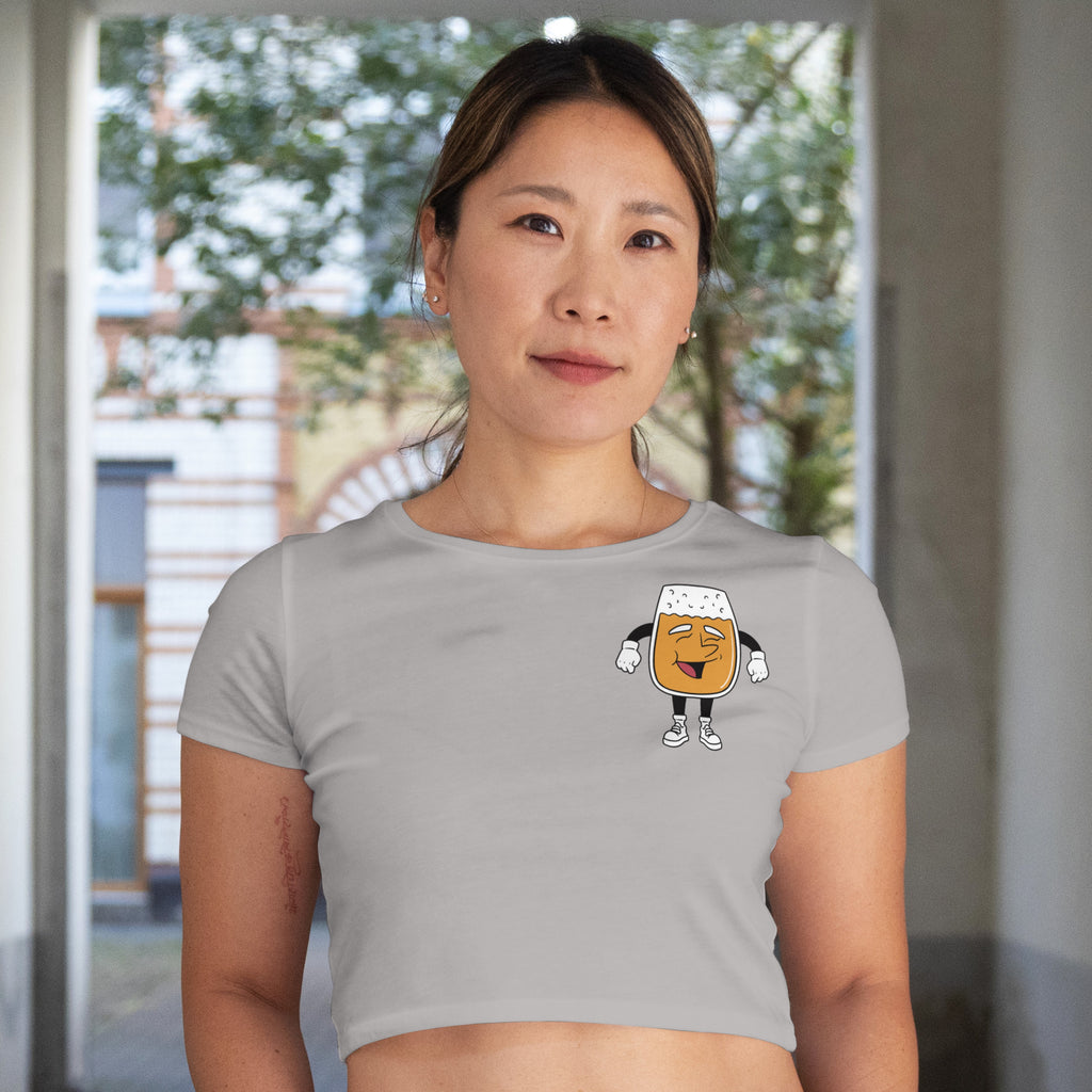 I love <you> Beer - Crop Top