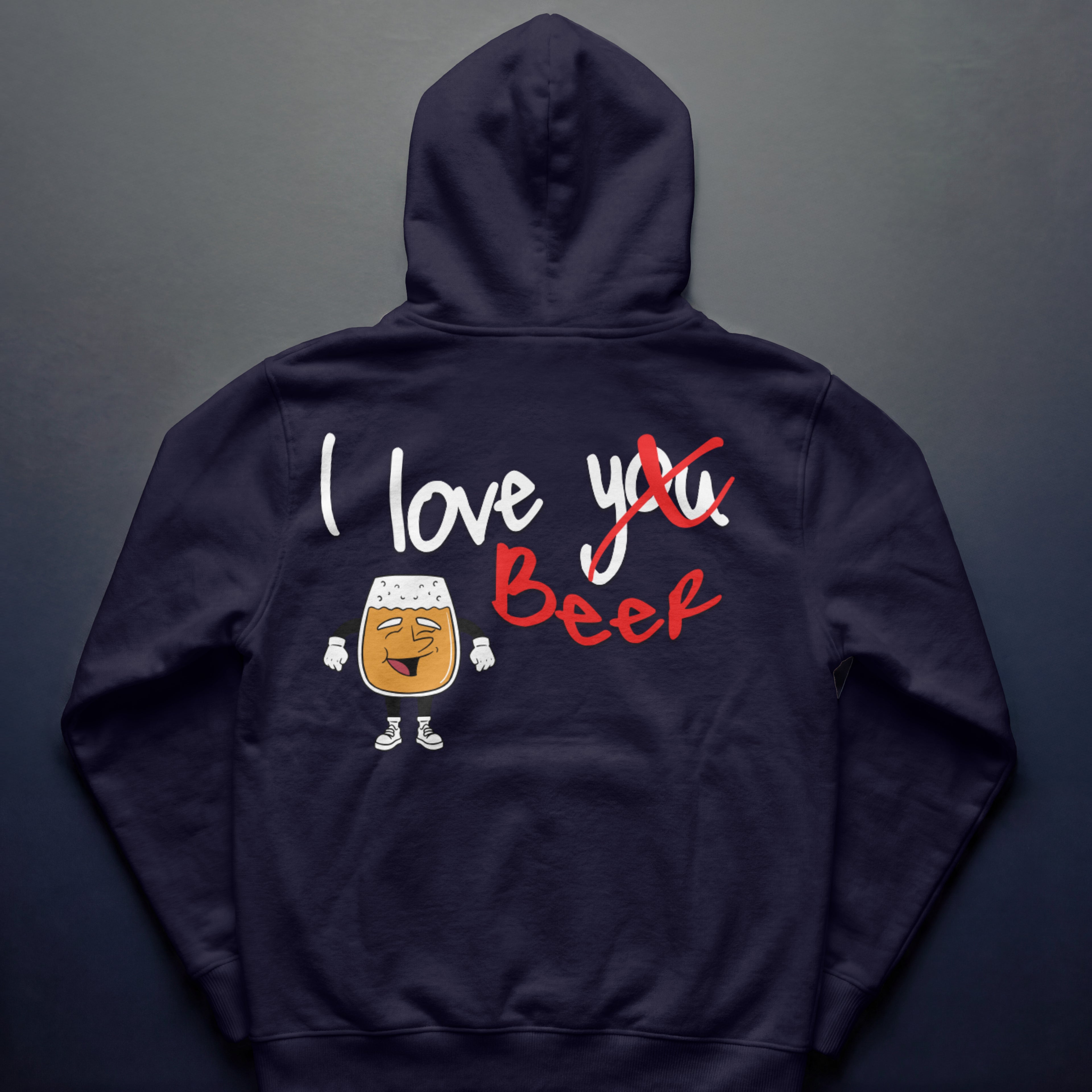 I love <you> Beer - Hoodie