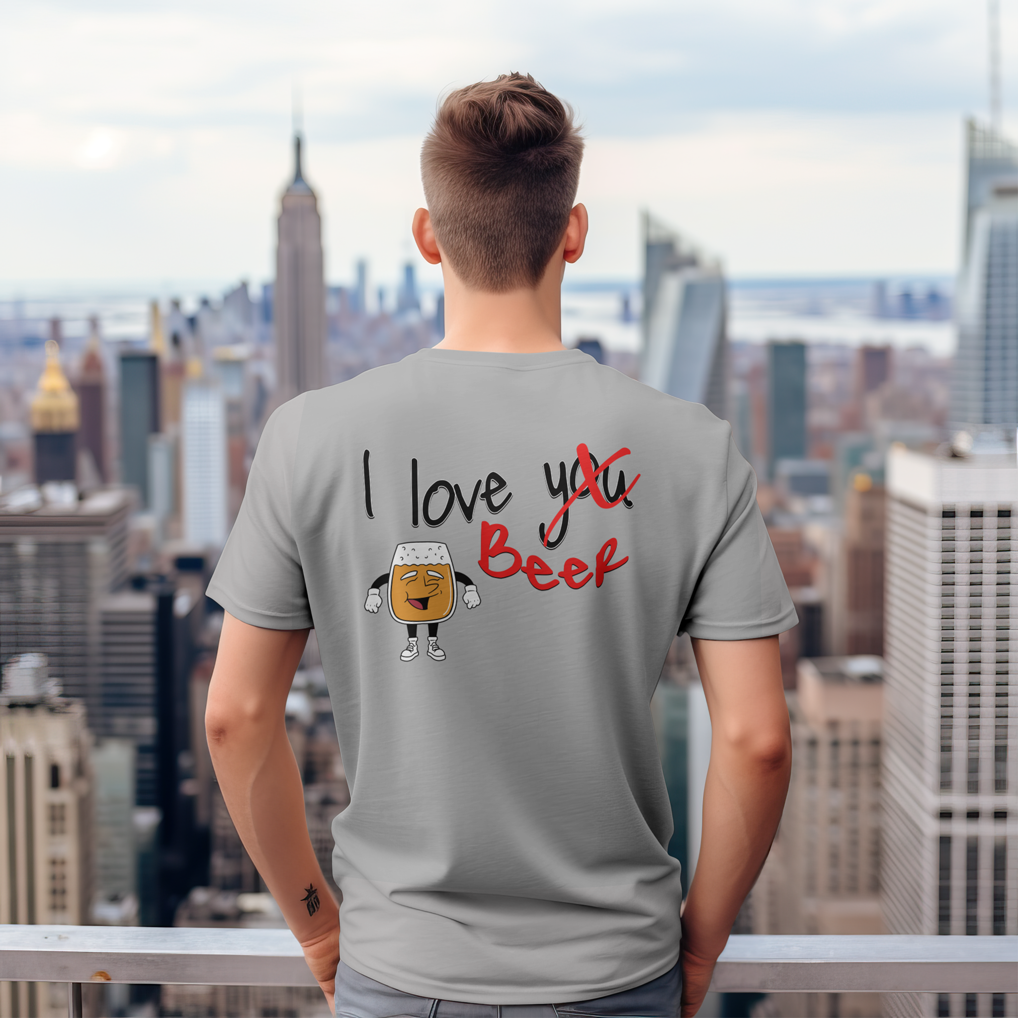 I love <you> Beer - T-Shirt