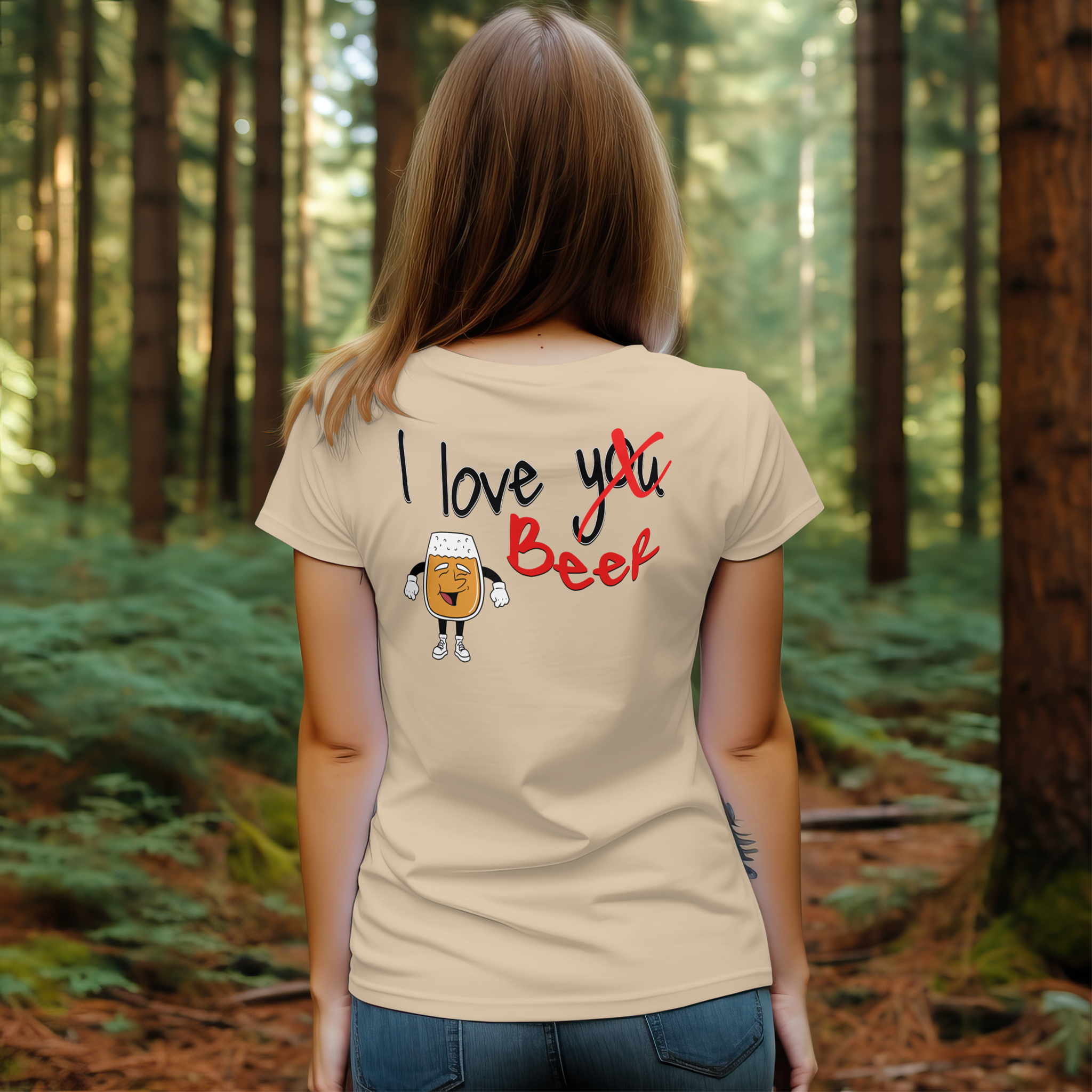 I love <you> Beer - T-Shirt