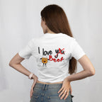 I love <you> Beer - Crop Top